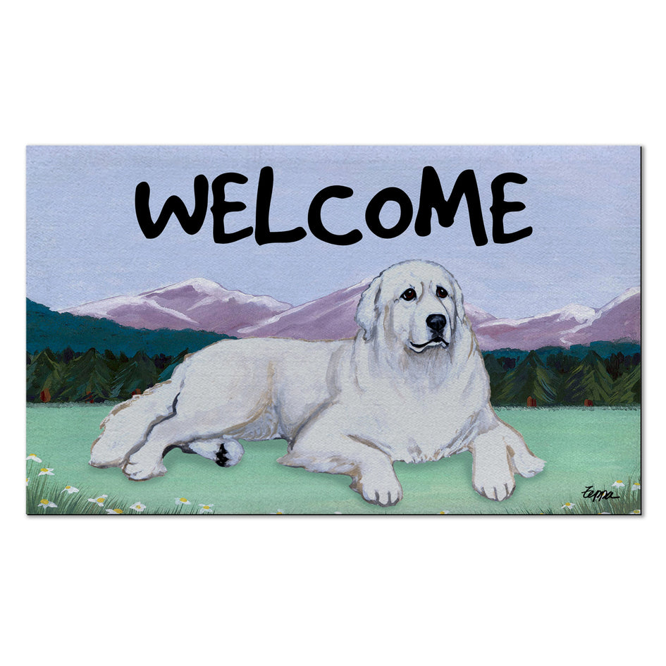 Great Pyrenees Welcome Mat