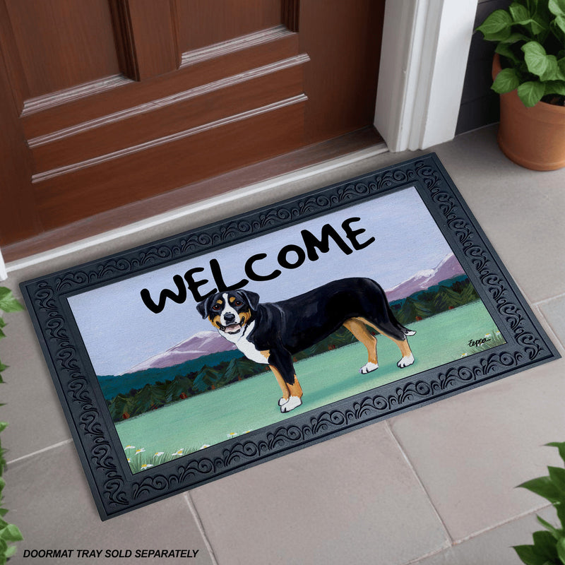 Greater Swiss Mountain Dog Welcome Mat