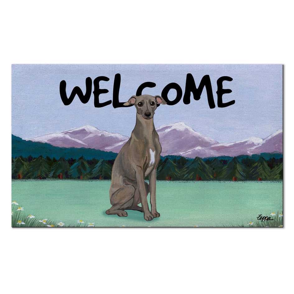 Italian Greyhound Welcome Mat