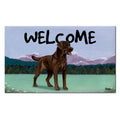 Labrador Retriever Scenic Welcome Mat