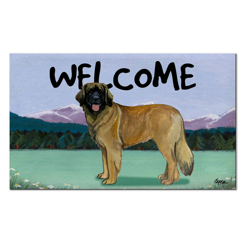 Leonberger Welcome Mat