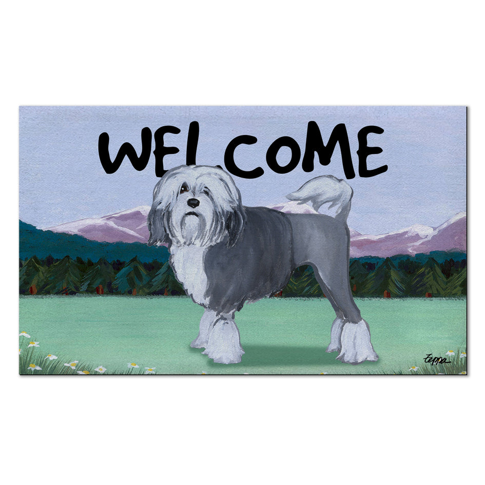 Lowchen Welcome Mat