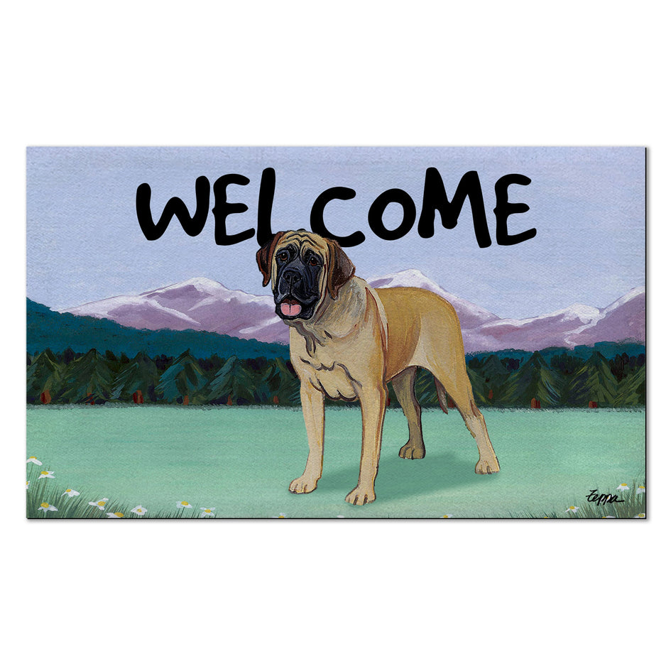 Mastiff Welcome Mat