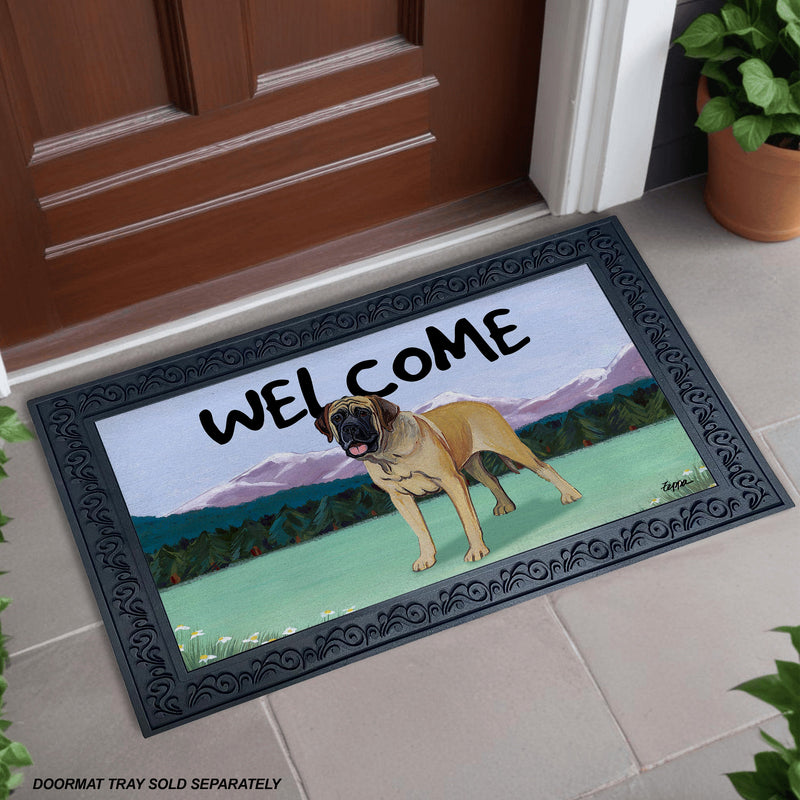 Mastiff Welcome Mat