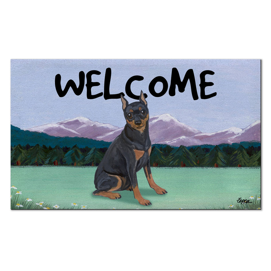 Miniature Pinscher Welcome Mat