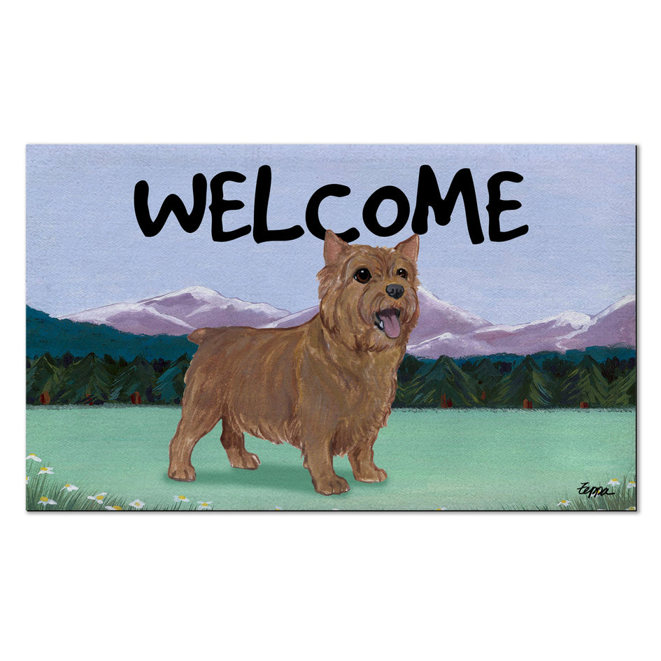 Norwich Terrier Welcome Mat