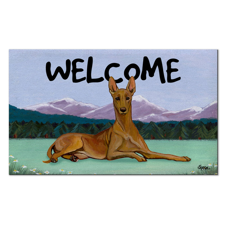 Pharaoh Hound Welcome Mat