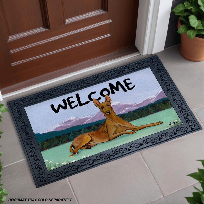 Pharaoh Hound Welcome Mat