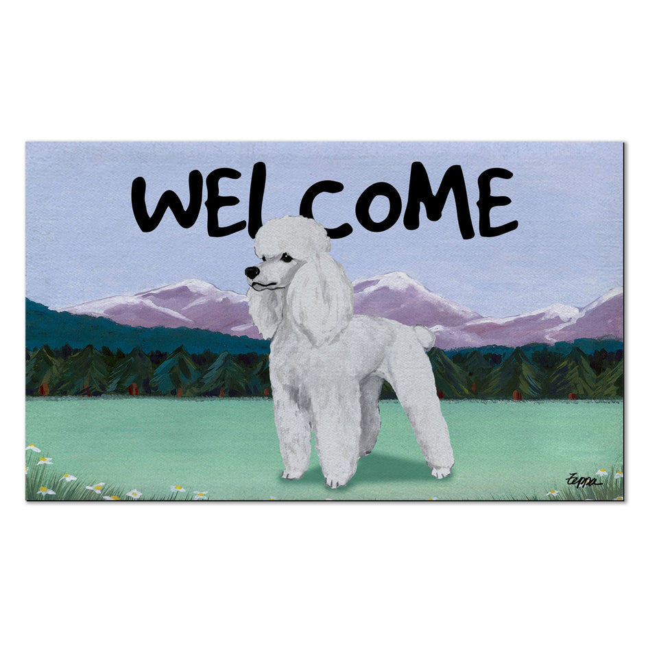 Poodle Welcome Mat