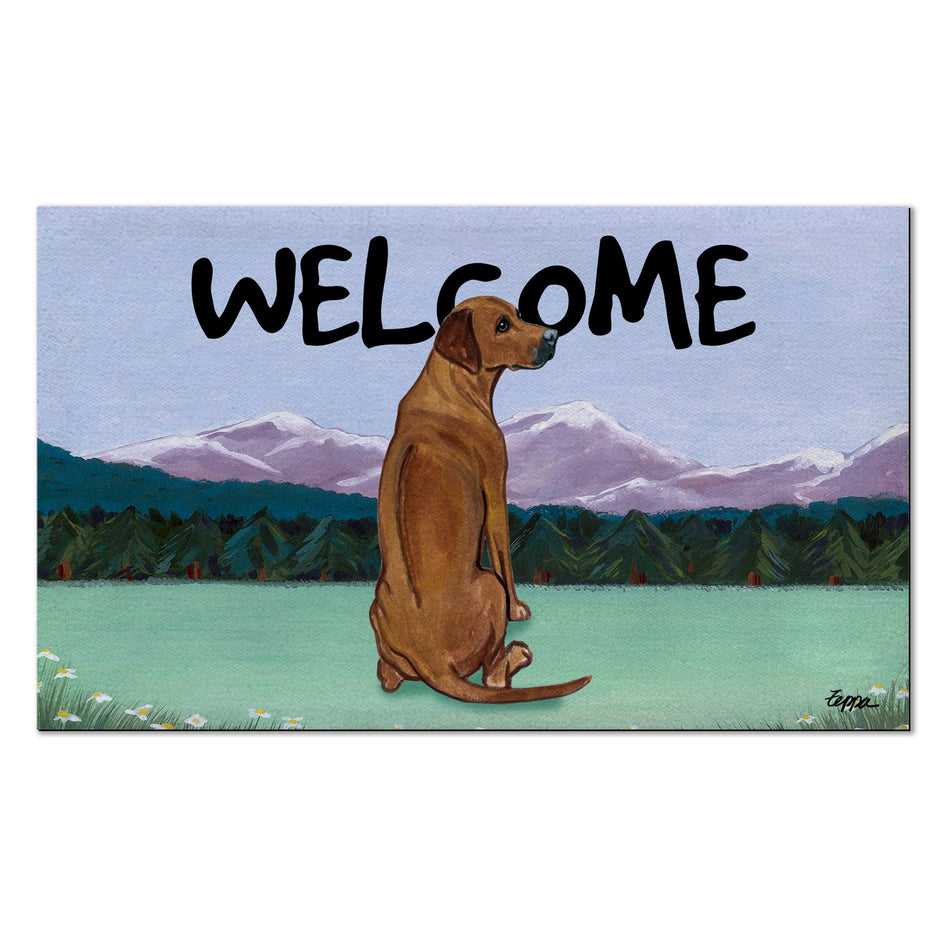 Rhodesian Ridgeback Welcome Mat