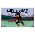 Rottweiler Welcome Mat
