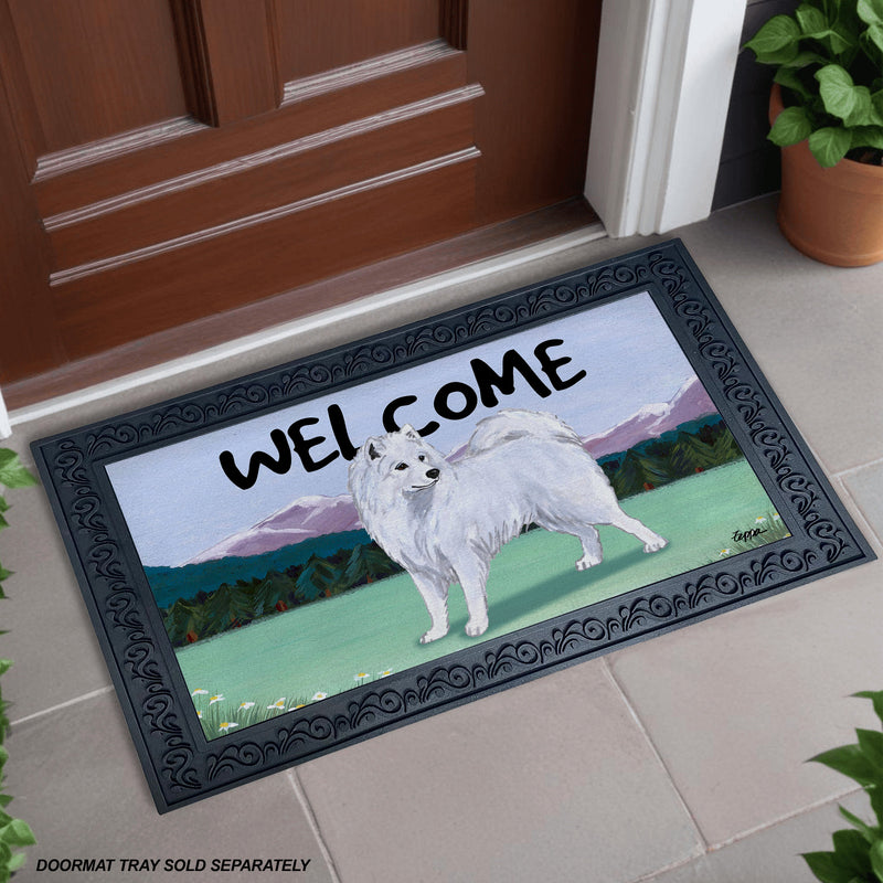 Samoyed Welcome Mat