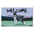 Schnauzer Welcome Mat