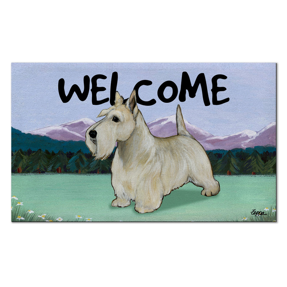 Scottish Terrier Welcome Mat