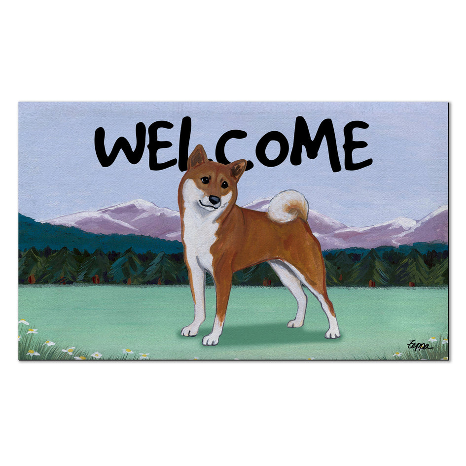 Shiba Inu Welcome Mat