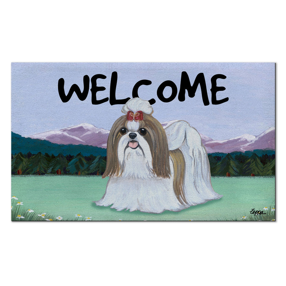 Shih Tzu Welcome Mat