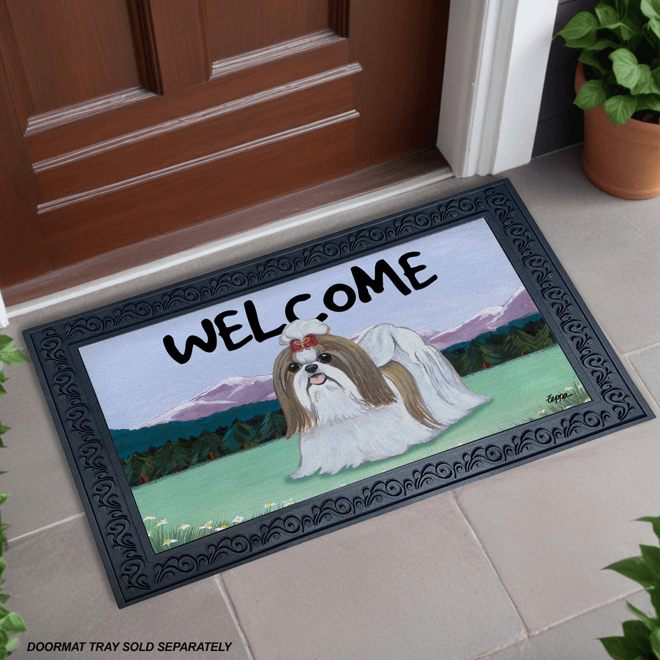 Shih Tzu Welcome Mat