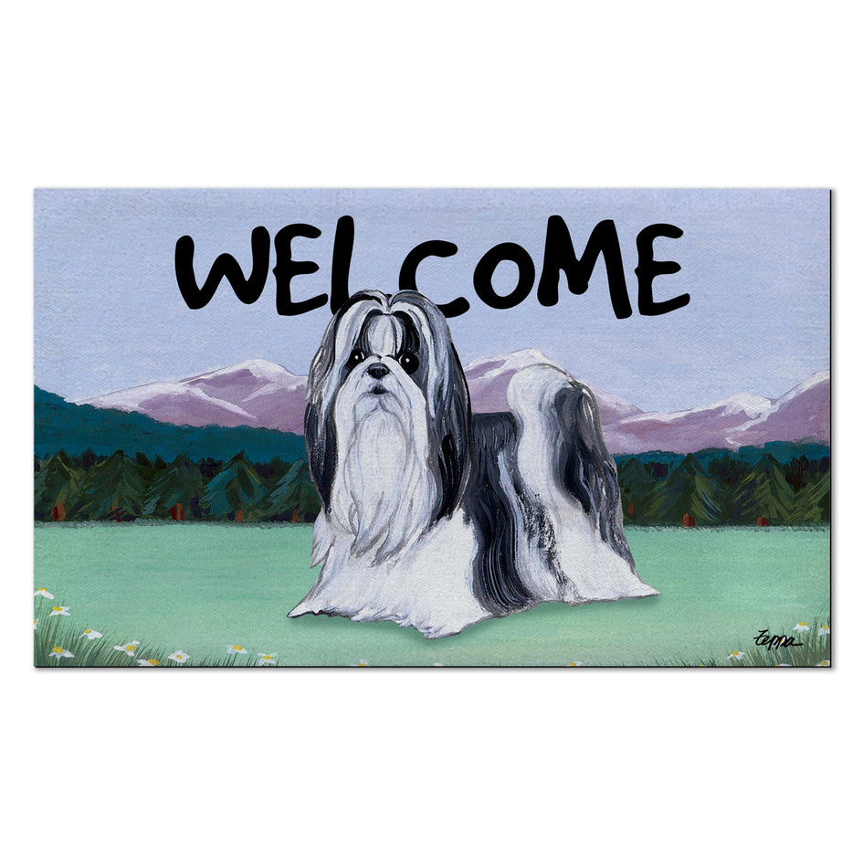 Shih Tzu Welcome Mat