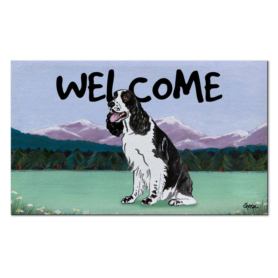 Springer Spaniel Welcome Mat