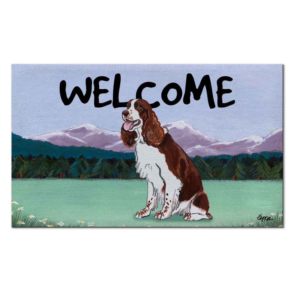 Springer Spaniel Welcome Mat