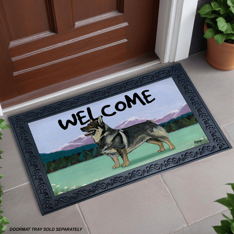 Swedish Valhund Welcome Mat