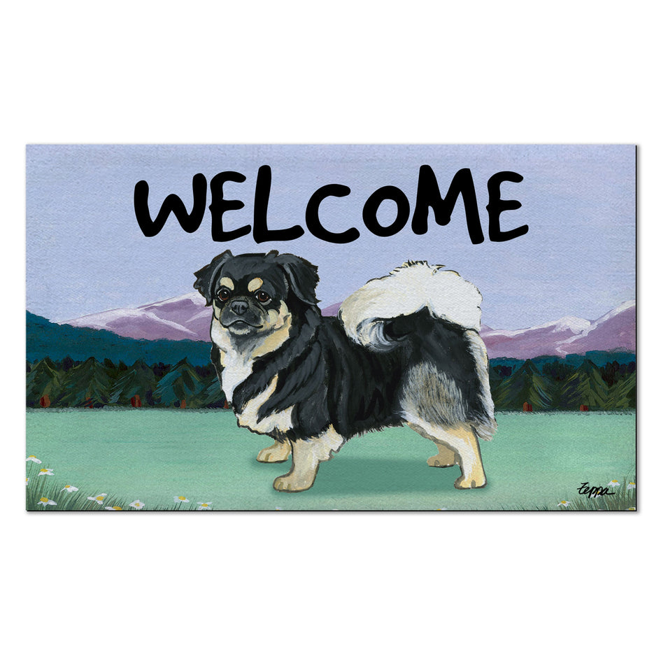 Tibetan Spaniel Welcome Mat