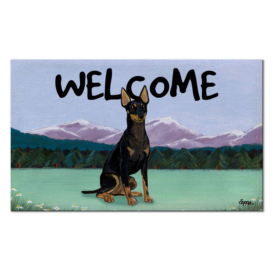 Toy Manchester Terrier Welcome Mat