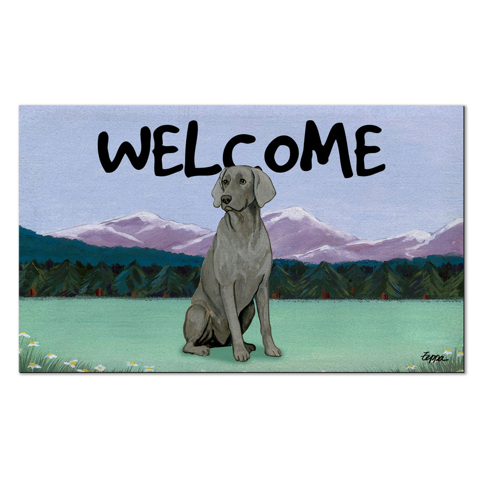 Weimaraner Welcome Mat