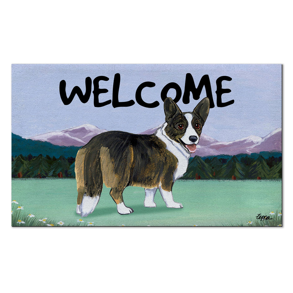 Cardigan Welsh Corgi Welcome Mat