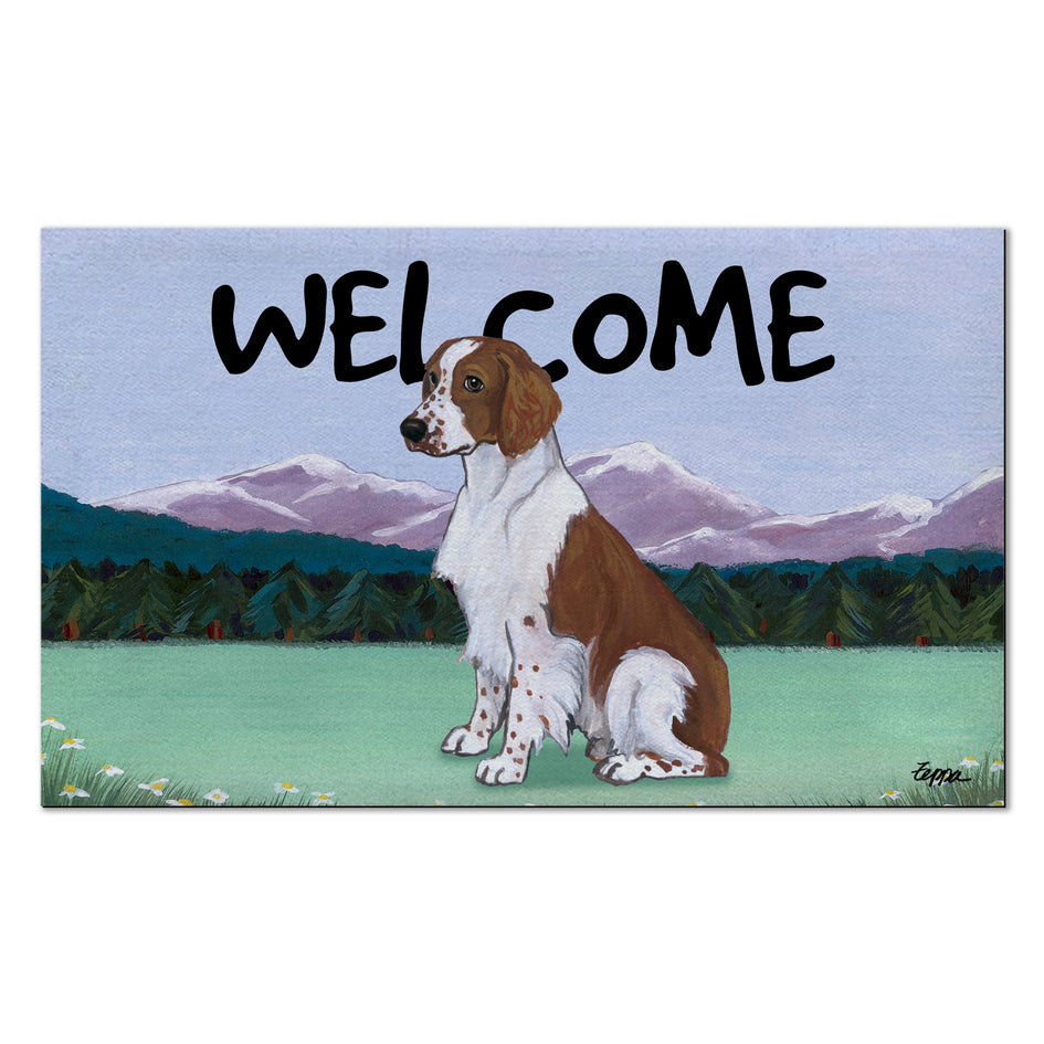 Welsh Springer Spaniel Welcome Mat