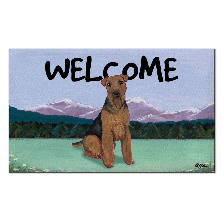 Welsh Terrier Welcome Mat