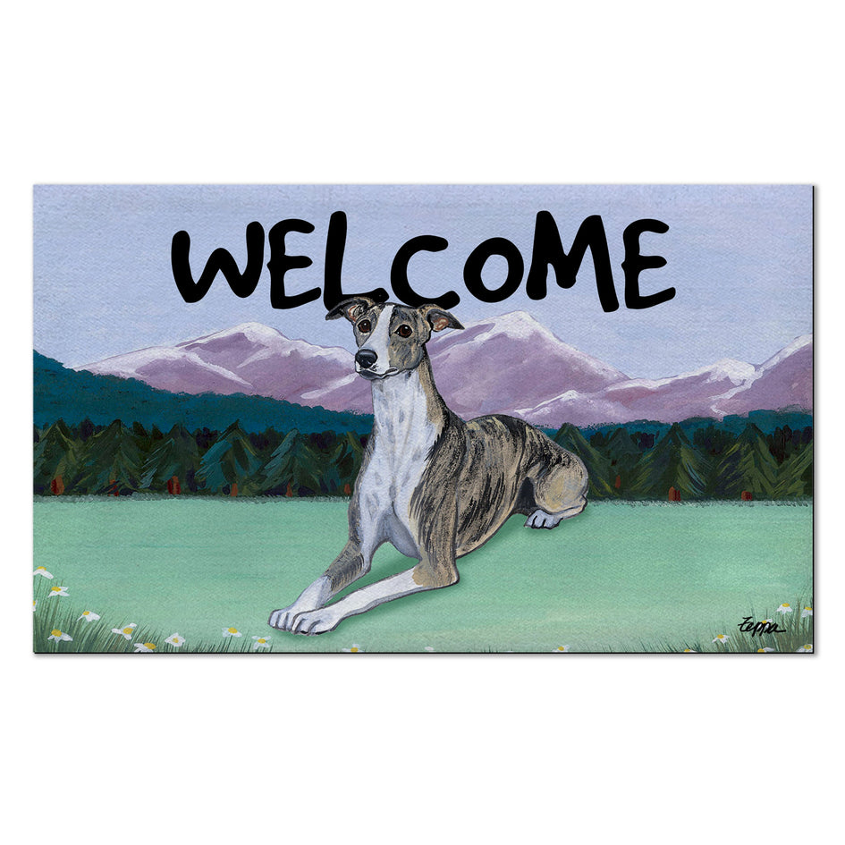 Whippet Welcome Mat