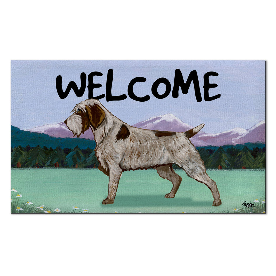 Wirehaired Pointing Griffon Welcome Mat