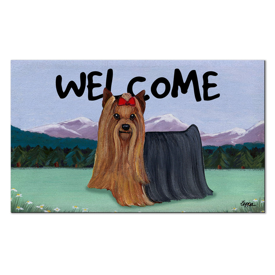 Yorkshire Terrier Welcome Mat