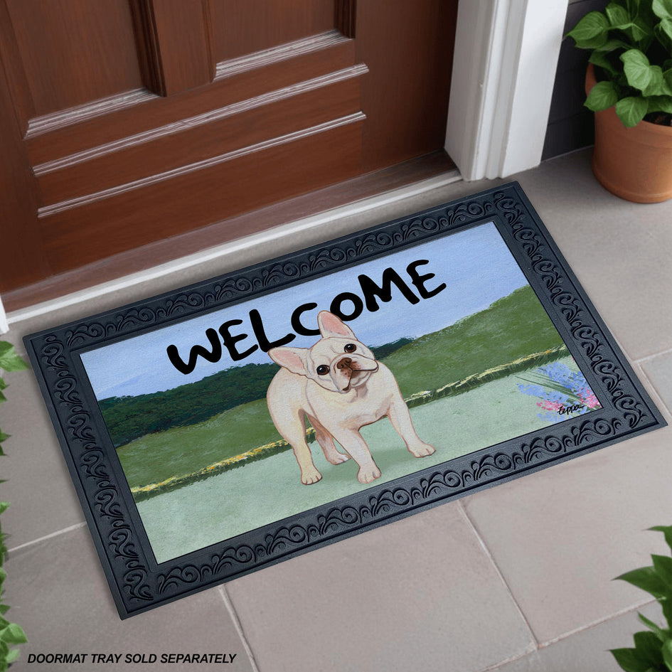 French Bulldog Welcome Mat