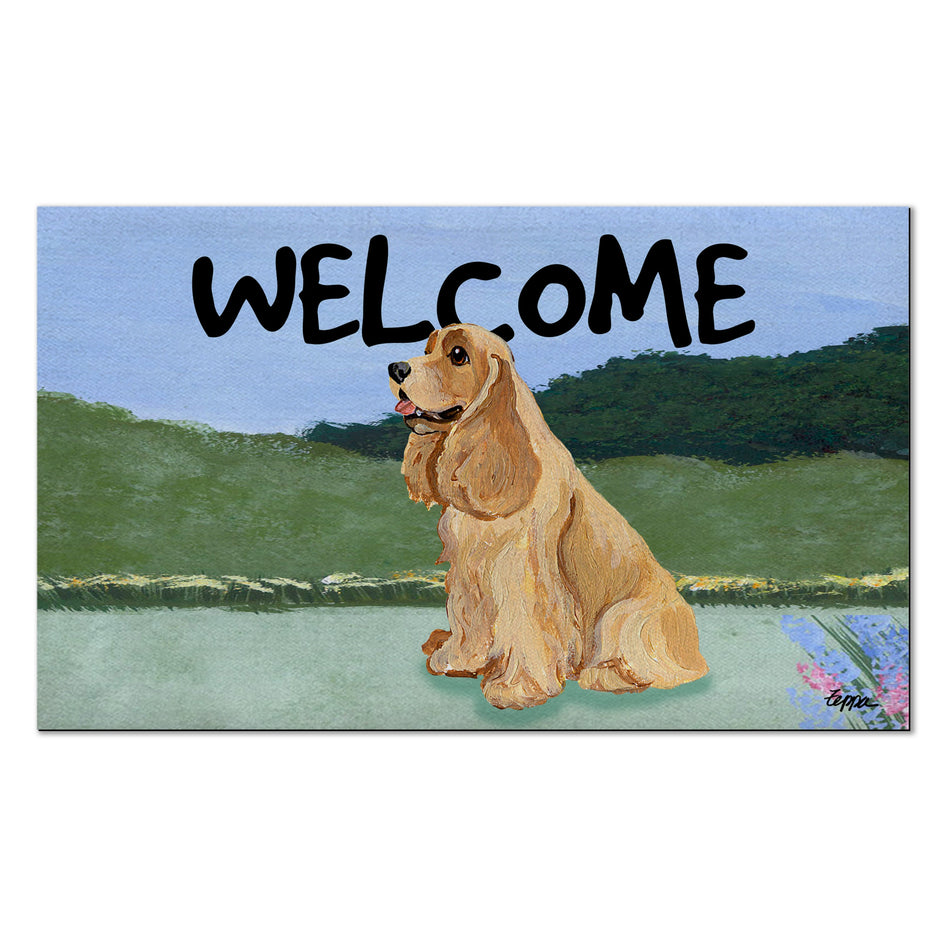 Cocker Spaniel Welcome Mat