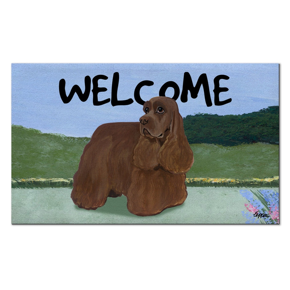 Cocker Spaniel Welcome Mat