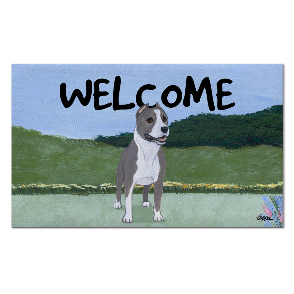 American Staffordshire Terrier Welcome Mat