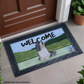 Bearded Collie Welcome Mat