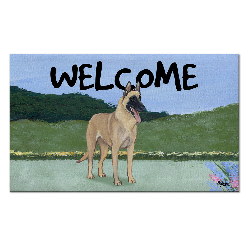 Belgian Malinois Welcome Mat