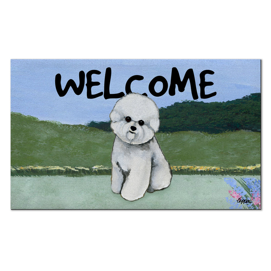 Bichon Frise Welcome Mat