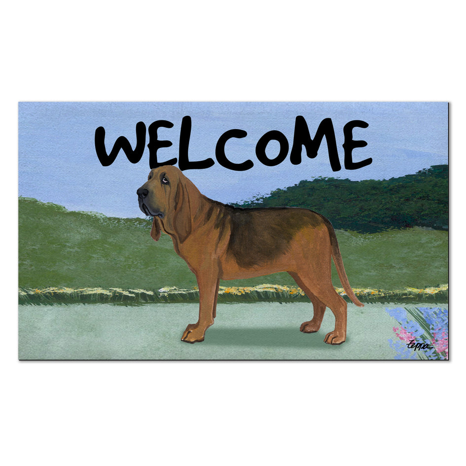 Bloodhound Welcome Mat