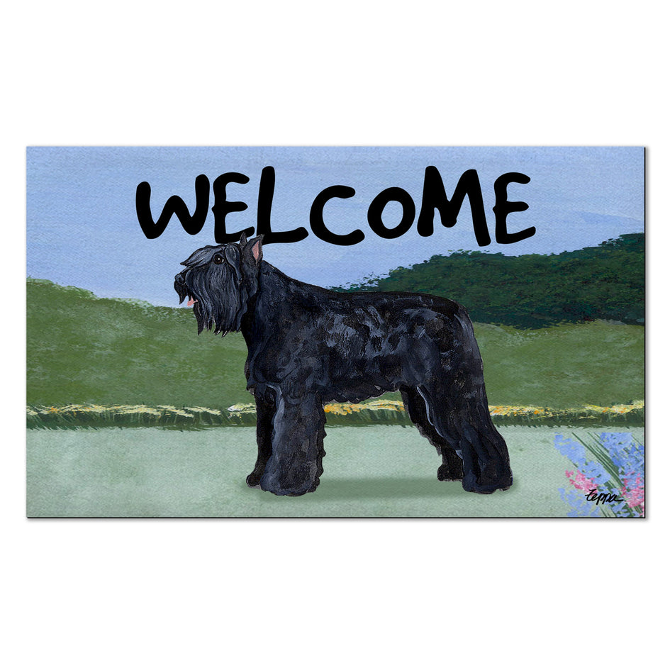 Bouvier des Flandres Welcome Mat