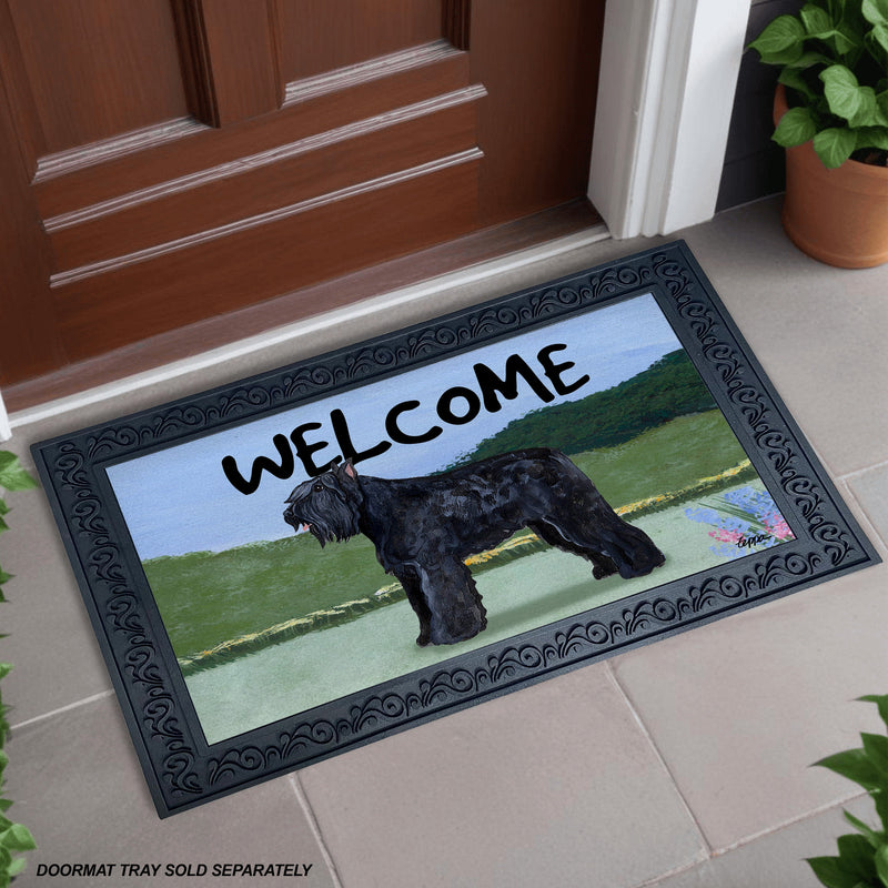 Bouvier des Flandres Welcome Mat