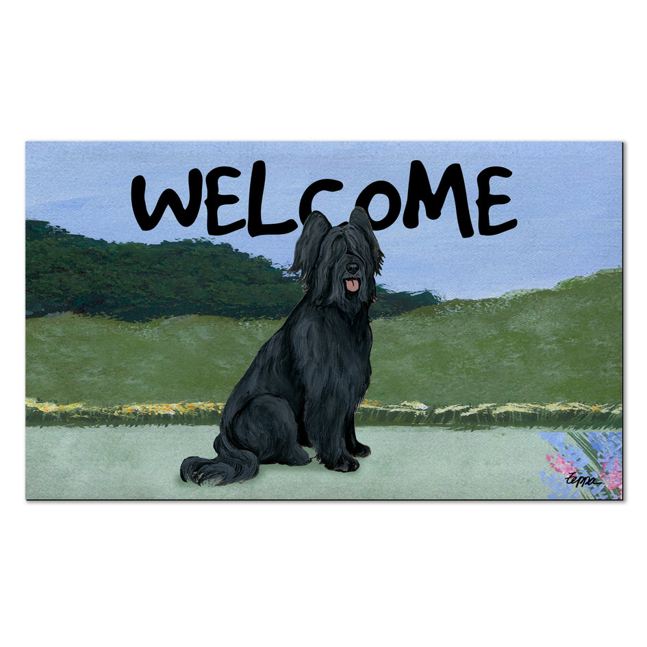 Briard Welcome Mat