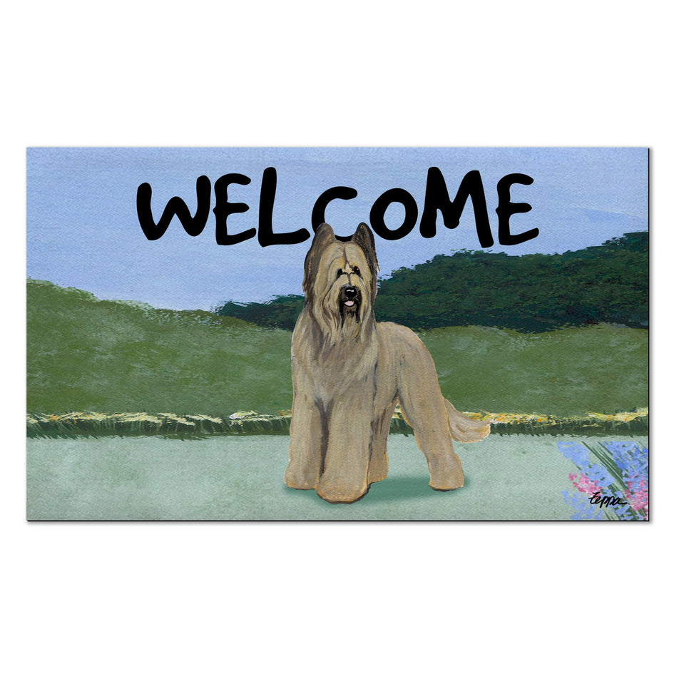 Briard Welcome Mat