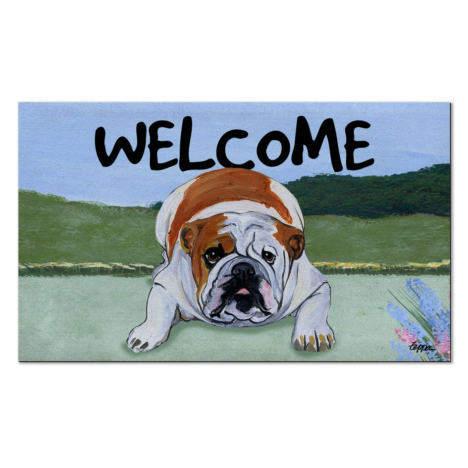 Bulldog Welcome Mat