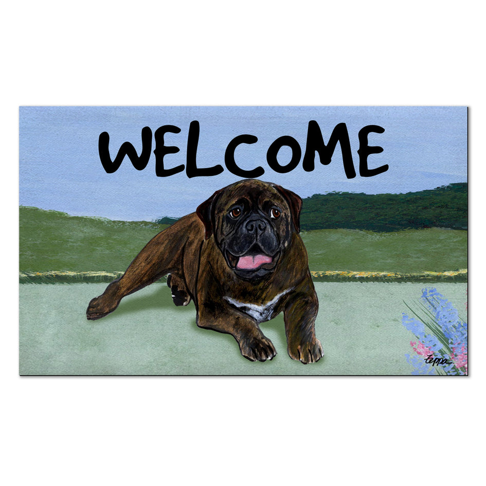 Bullmastiff Welcome Mat