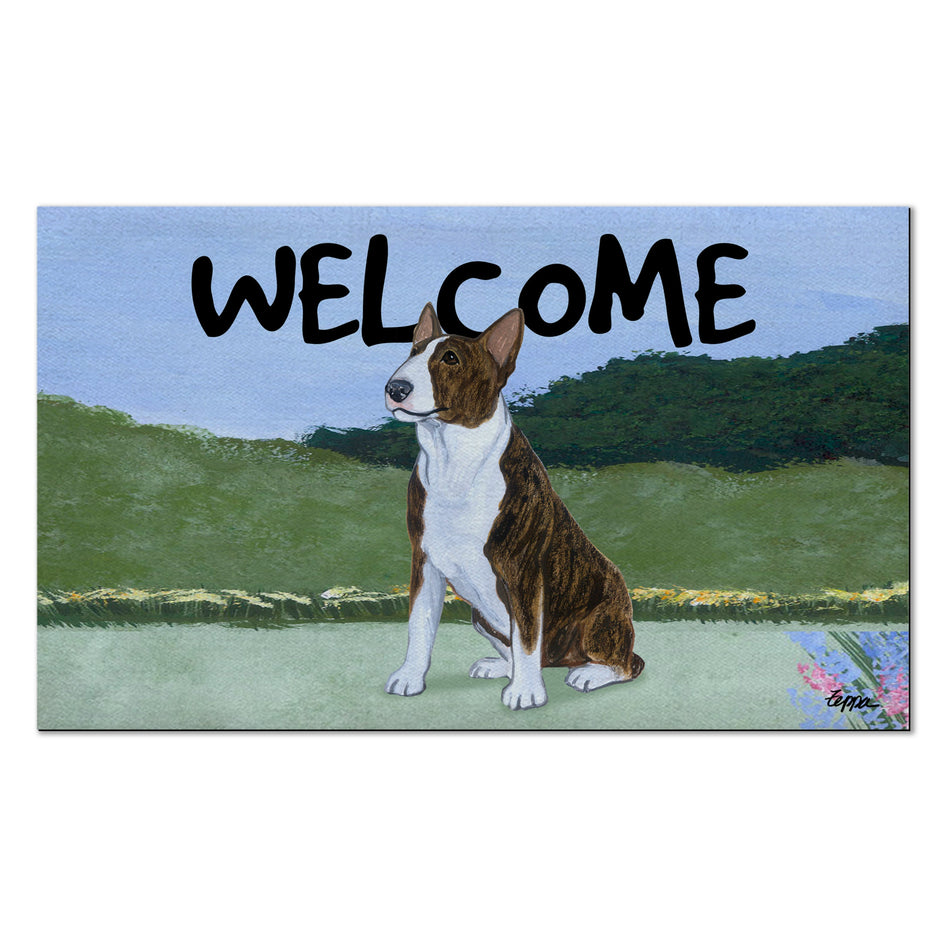 Bull Terrier Welcome Mat