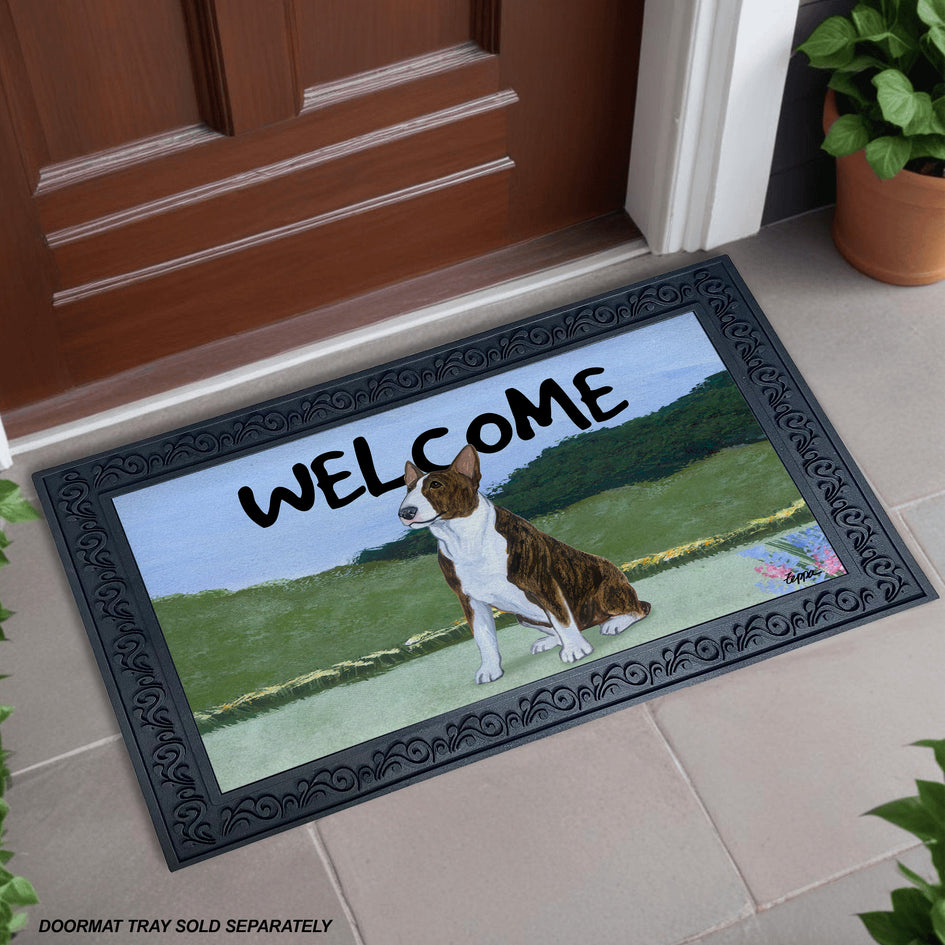 Bull Terrier Welcome Mat